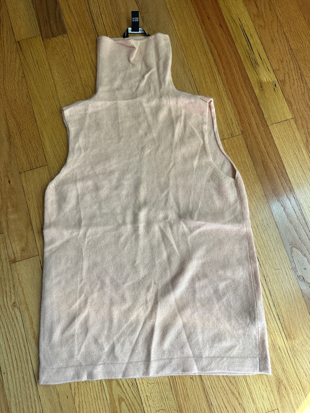 Linda Allard for Ellen Tracy 100% Cashmere Turtleneck Sweater Blush Pink Medium